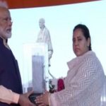 PM Modi receives memorial from wife of CRPF personnel killed in Pulwama attack