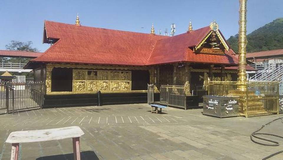 The Ayyappa temple in Sabarimala on November 14, 2019.   