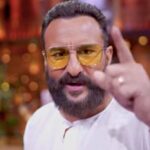 Saif Ali Khan in a BTS video of The Kapil Sharma Show.