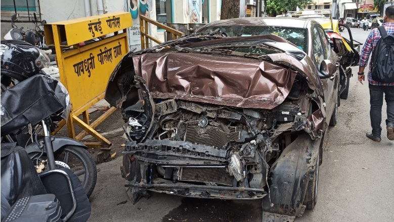 Car mows down pedestrian, rams cab in South Mumbai; 26-yr-old arrested