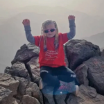 Seren Price, at age six, becomes the youngest climber of Mount Toubkal, aiming to conquer Mont Blanc next.