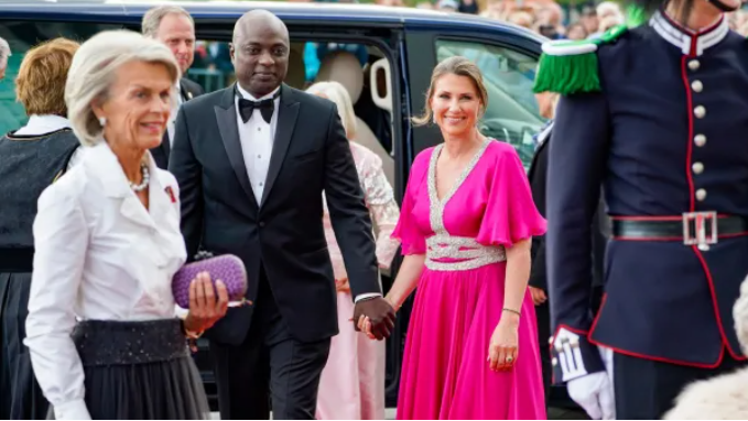 Princess Märtha Louise of Norway and shaman Durek Verrett wed in a private ceremony, with Norwegian media excluded due to an exclusive deal with Hello! magazine.