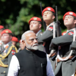 Minister Narendra Modi speaks on India's policy of development over expansionism during a visit to Brunei.