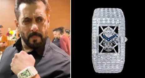 Salman Khan flaunts the Billionaire III watch by Jacob & Co, encrusted with 714 white diamonds; fans are excited and impressed.