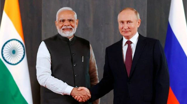 PM Narendra Modi - Vladimir Putin