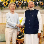 Prime Minister Narendra Modi and Ursula von der Leyen